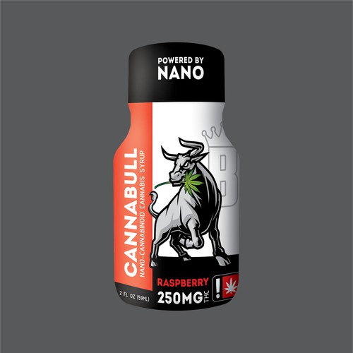 CANNABULL Nano-Cannabinoid Cannabis Syrup Design by Aarif Sumra