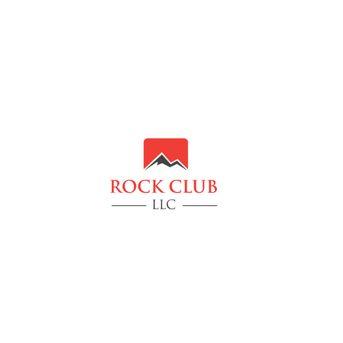 Simple, clean, abstract logo that represents rock climbing Logo