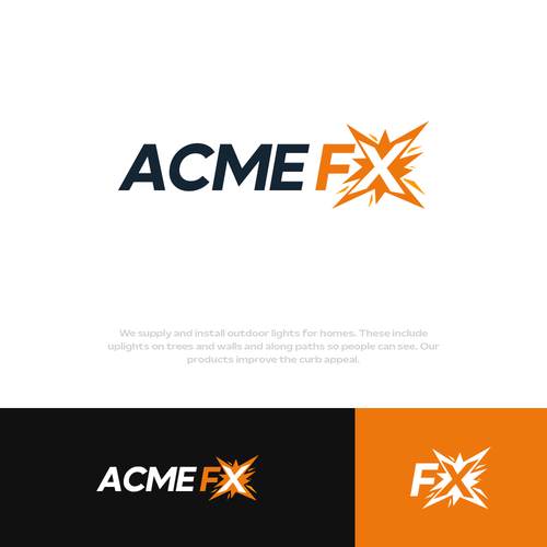 Designs Fun yet sophisticated logo design for a special effects