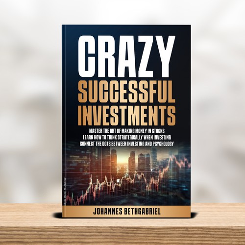 Powerful Book Cover for an Investing book that helps to Build Wealth in the Stock Market Design by T.Primada