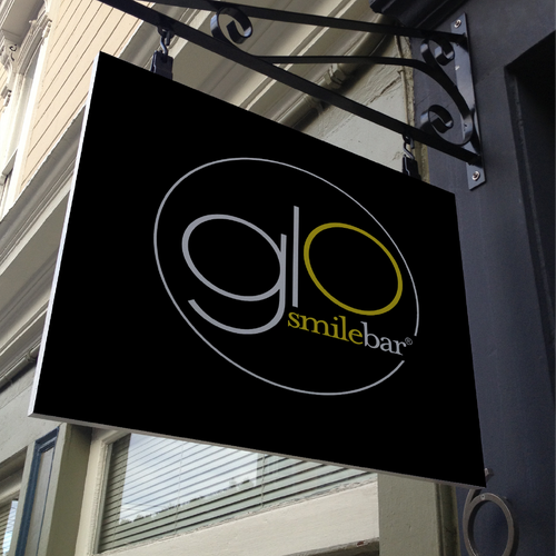 Create a sleek, modern logo for an upscale dental boutique that serves wine! Réalisé par nim®