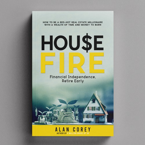 Eye-catching BOOK COVER with REAL ESTATE and EARLY RETIREMENT focus Design by H-Izz Design