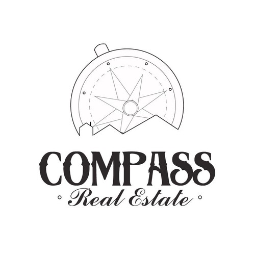 Compass Real Estate Vintage Hipster Logo Wettbewerb In Der Kategorie Logo 99designs