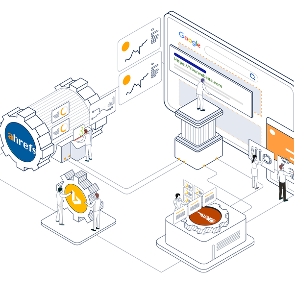 Isometric illustration for Direction Agency