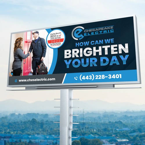 Chesapeake Electric Billboard Design by Sezt