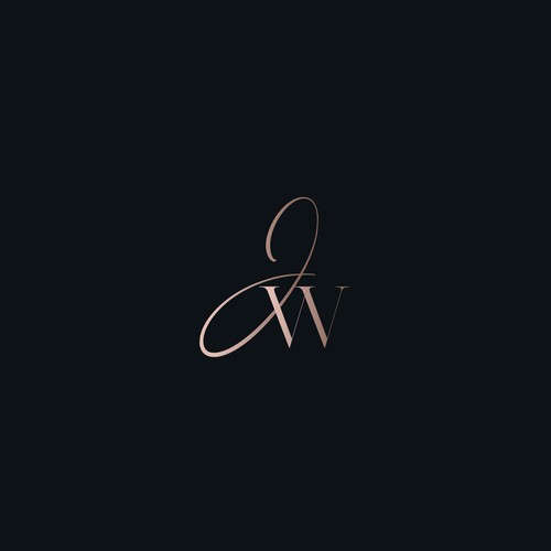JW Script Logo Diseño de pixeldesign999