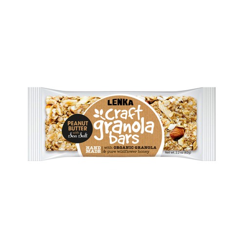 Craft Granola Bar Packaging for Millennials Design réalisé par Chris De Lisen