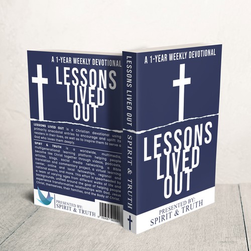 We need a captivating cover for our 1-year Devotional! Design by Zahari Studio