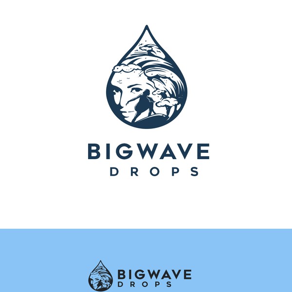 Design by logo injector titled "bigwave drops"