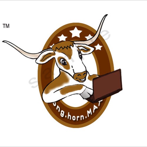$300 Guaranteed Winner - $100 2nd prize - Logo needed of a long.horn Design por doori