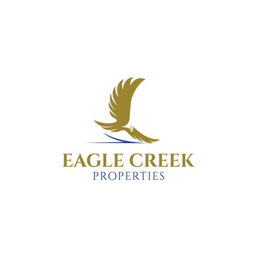 Design "Eagle Creek Properties" logo- Buy Real Estate from owners. Design by deez.xyz