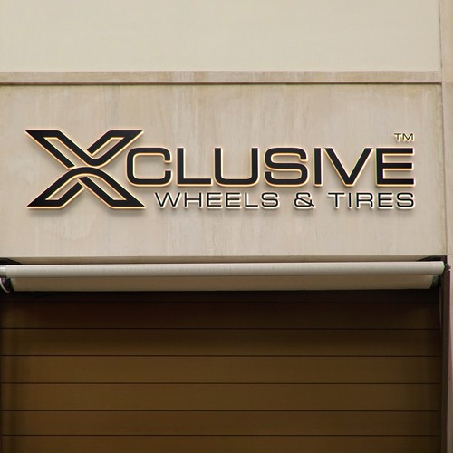 XCLUSIVE - Wheels & Tires LOGO // Needs modern, edgy, simplistic design Design von AalianShaz