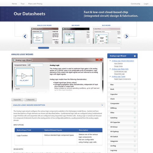 Redesign data sheets as beautiful web pages Design by 99creatives.mm11