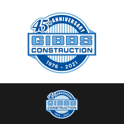 Modern & Creative Logo for our Construction Company 45th Anniversary Design by Grapìkal