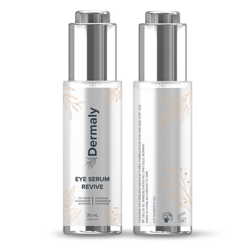 Eye serum bottle design Design by rembrandtjurin