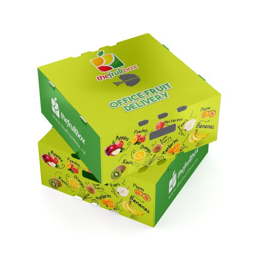 Professional Design for Cardboard Fruit Box Packaging Design by CUPEDIUM