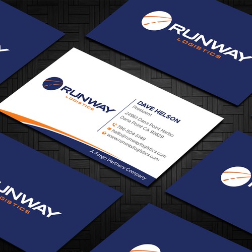 Runway Logistics Business Card Design by Taaiebah
