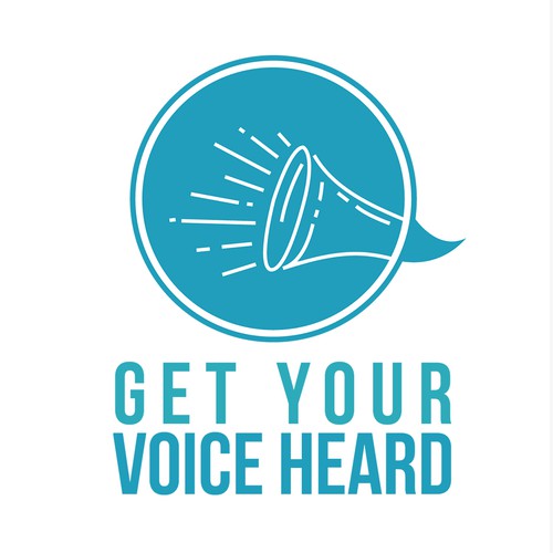 Logo for new business brand 'Get Your Voice Heard' | Logo design contest