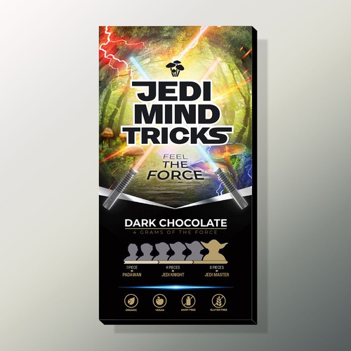 Star Wars themed labels for chocolates/gummies Design by Vitalio7in