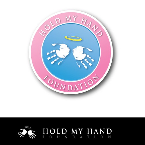 logo for Hold My Hand Foundation Réalisé par McInSquash