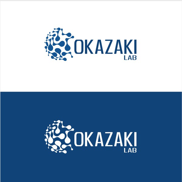 Concept logo design for university lab researching artificial intelligence, especially computers that understand words.