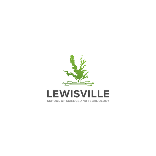Lewisville SciTech Logo Design by Yagura