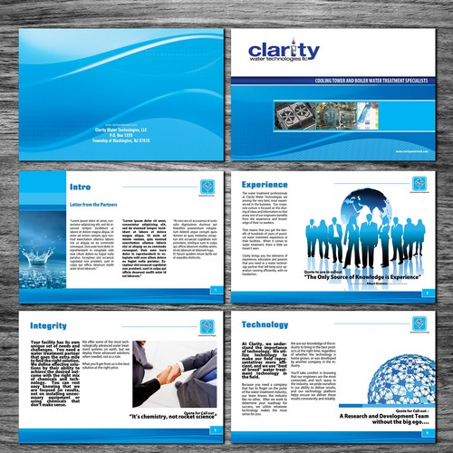 New brochure design wanted for An Industrial Water Treatment Company