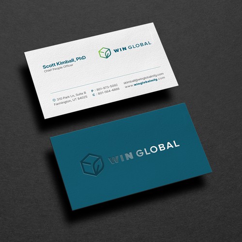 Design WIN Global Business Card Design por Budiarto ™