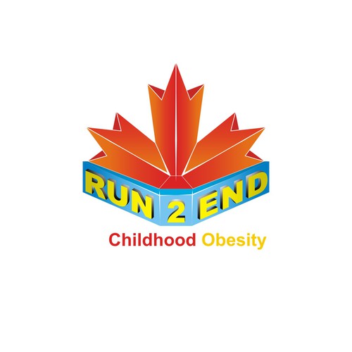 Run 2 End : Childhood Obesity needs a new logo Diseño de artmadja