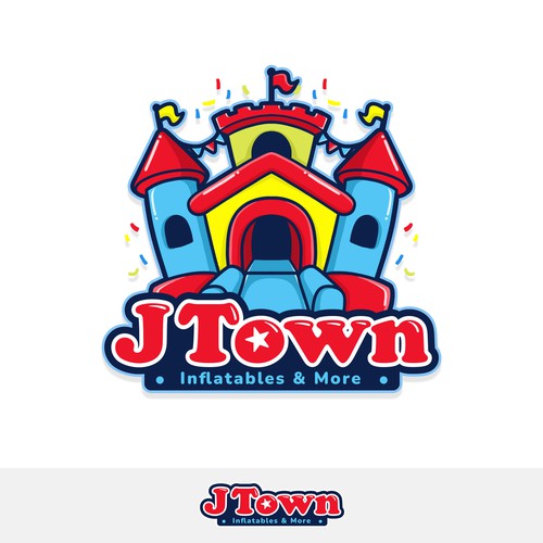 We need a one of a kind logo for our new bouncy house/inflatable business!! Design by Kate-K