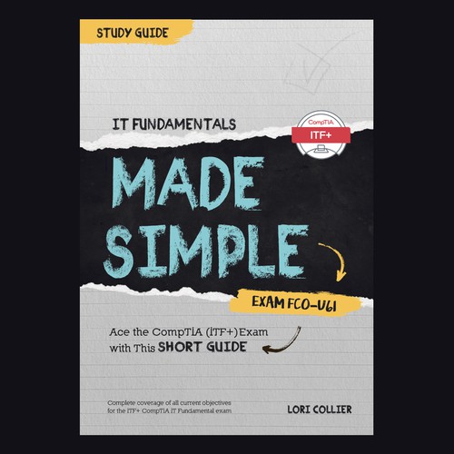 CompTIA ITF+ Study Guide Book Cover Design by Snöflak