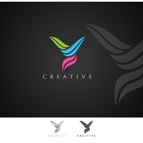 logo for Y or Y Creative Design réalisé par BirdFish Designs