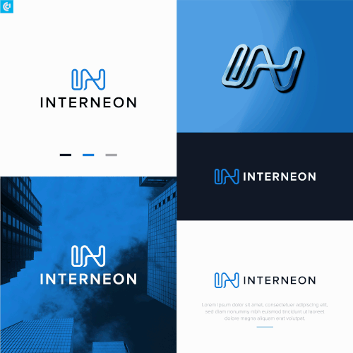 "Nouveau logo INTERNEON" winning Logo design