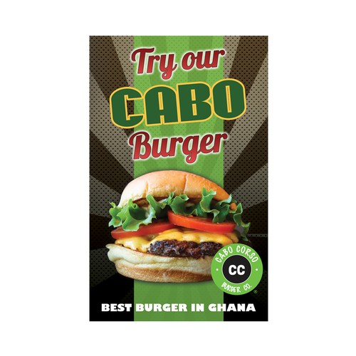 Billboard for Burger Company Design by sherlyn18