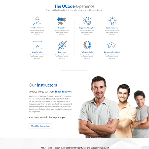 Design by WEBPIX.it titled "Experience"