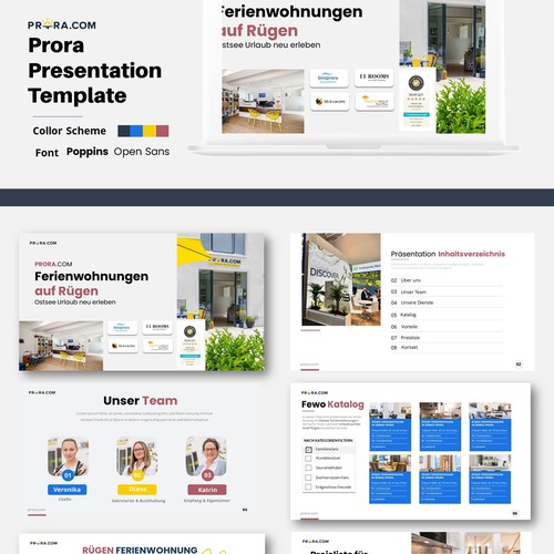 PowerPoint template contest entry by The Pentagraph