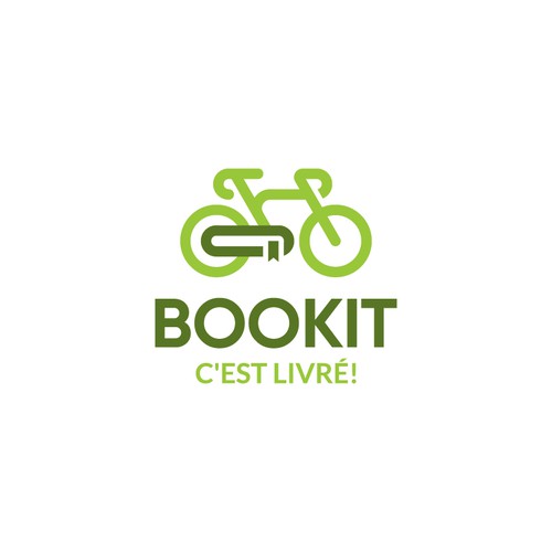 BOOKIT Genève, c'est livré! Livres en ligne livré à vélo! Design by onogiri.design