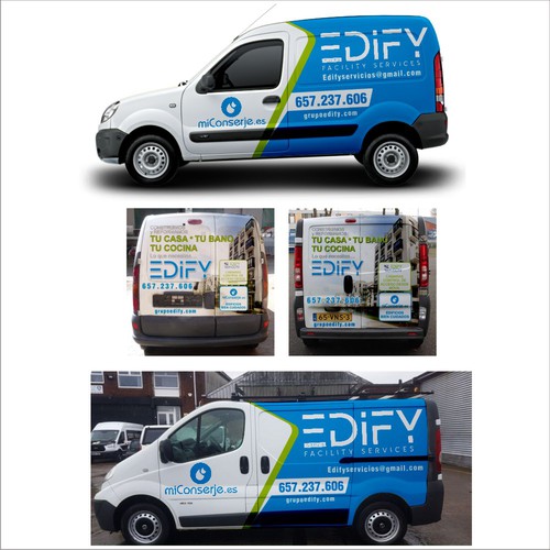 Car, truck or van wrap contest entry by e^design