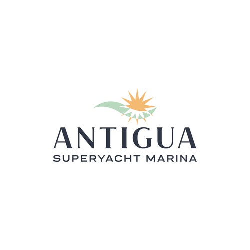 Logo for Antigua Superyacht Marina Design by John3:16✅