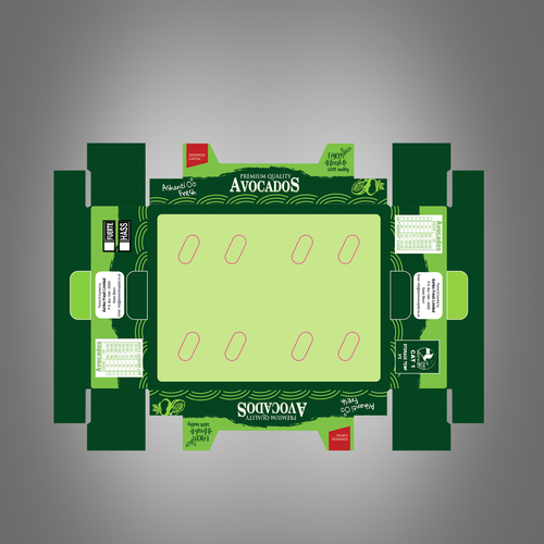 Avocado export box design Design by bn82design