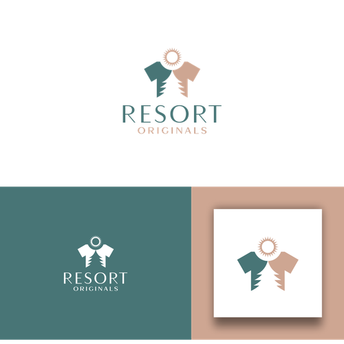 Custom Resort-Themed Apparel Logo Design Design by M a s s i o n .