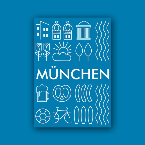 99d Community Contest: Create a poster for the beautiful city of Munich (MULTIPLE WINNERS!) Design by StBellic