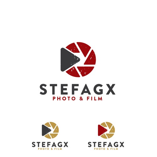 Photographer and filmmaker logo in modern style. Company is restructured and gets a new name Design by Arsart Design