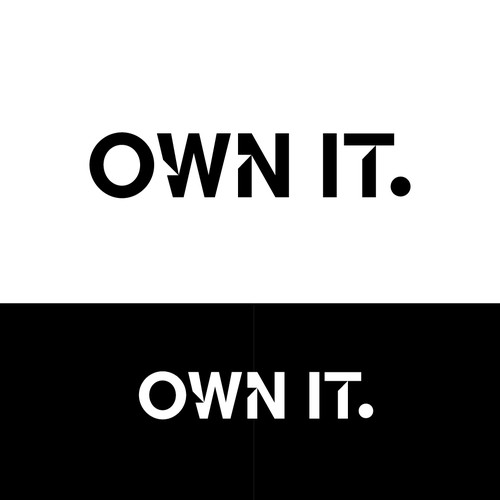 Edgy logo design for OWN IT Design by *Auden.Design*