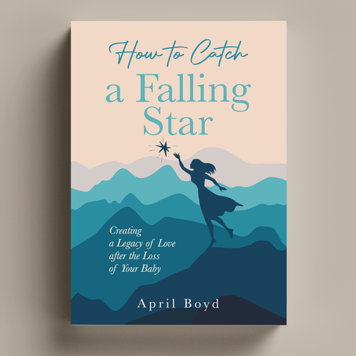 Design a book cover for "How to Catch a Falling Star" Design by -Saga-