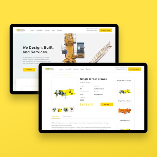 Designs | Home and product page for industrial crane and hoist company ...