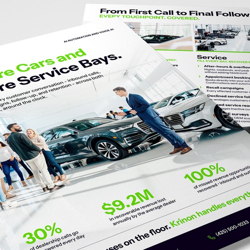 "Design a Premium Automotive AI Flyer for Dealership Sales & Service" winning Car, truck or van wrap