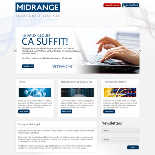 Proposta di design per un contest della categoria Design di sito web realizzata da Yesica Flores