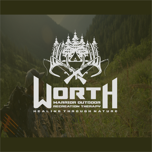 コンペ「Warrior Outdoor Recreation Therapy - WORTH Logo Design Contest」のデザイン by Elesenseさん 