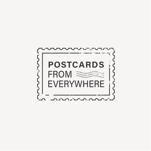Postcards from Everywhere Logo Design by emilidea